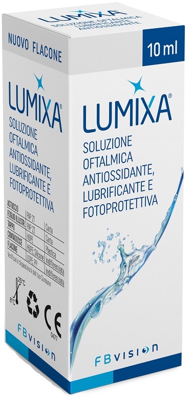 LUMIXA SOLUZIONE OFTALMICA LUBRIFICANTE ANTIOSSIDANTE 10 ML - Antica Farmacia Ferrari