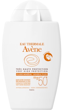 EAU THERMALE AVENE SOLARE FLUIDO MINERALE 50+ 40 ML - Antica Farmacia Ferrari