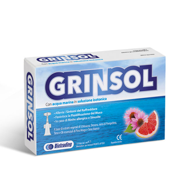 GRINSOL 15 FIALE X 5 ML - Antica Farmacia Ferrari