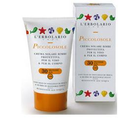 PICCOLOSOLE CREMA SOLARE BIMBI PROTETTIVA VISO E CORPO SPF30 125 ML - Antica Farmacia Ferrari