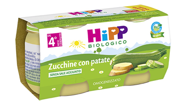 HIPP BIO HIPP BIO OMOGENEIZZATO ZUCCHINE CON PATATE 2X80 G - Antica Farmacia Ferrari