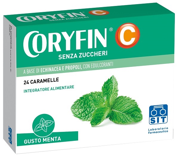 CORYFIN C SENZA ZUCCHERO MENTOLO 48 G - Antica Farmacia Ferrari