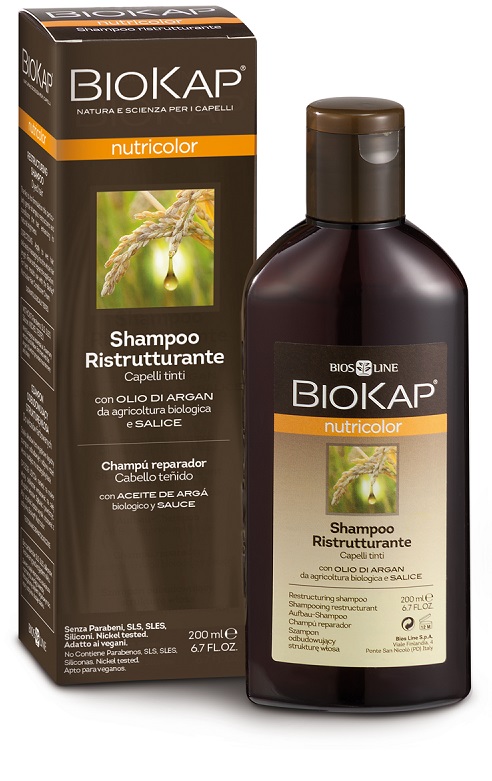 BIOKAP NUTRICOLOR SHAMPOO RISTRUTTURANTE 200 ML - Antica Farmacia Ferrari