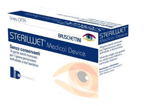 STERILWET GARZA OFTALMICA 14 PEZZI - Antica Farmacia Ferrari