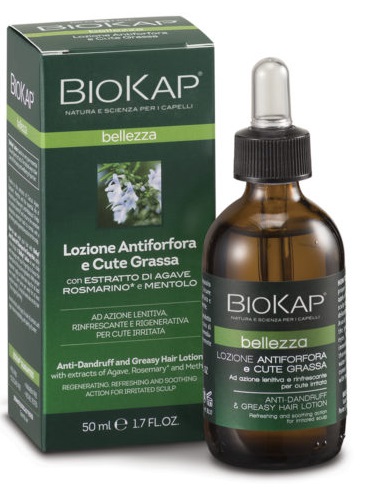 BIOKAP LOZIONE ANTIFORFORA E CUTE GRASSA 50 ML - Antica Farmacia Ferrari
