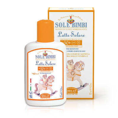 SOLE BIMBI LATTE SOLARE SPF50+ 125 ML - Antica Farmacia Ferrari