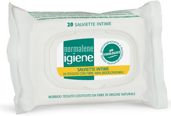 NORMALENE IGIENE SALVIETTE INTIME 20 PEZZI - Antica Farmacia Ferrari