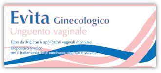 EVITA GINECOLOG UNGUENTO VAGINALE TUBO DA 30 G + 6 APPLICATORI VAGINALI MONOUSO - Antica Farmacia Ferrari