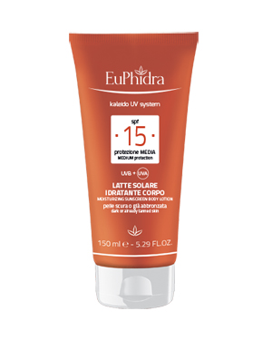 EUPHIDRA KALEIDO UV SYSTEM LATTE SOLARE CORPO 15 - Antica Farmacia Ferrari