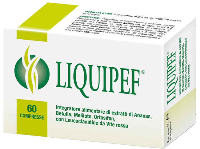 LIQUIPEF 60 COMPRESSE - Antica Farmacia Ferrari