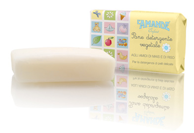 L'AMANDE ENFANT PANE DETERGENTE VEGETALE 100 G - Antica Farmacia Ferrari