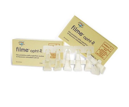 FILME OPHT-R LIQUIDO OFTALMICO PROTETTIVO 10 FLACONCINI 0,5 ML - Antica Farmacia Ferrari