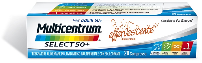 MULTICENTRUM SELECT EFFERVESCENTE 20 COMPRESSE - Antica Farmacia Ferrari