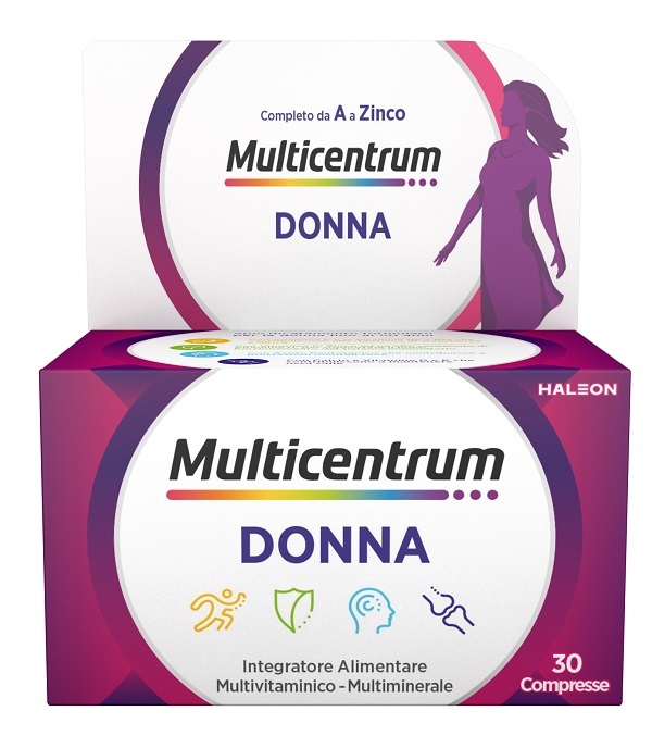 MULTICENTRUM DONNA 30 COMPRESSE - Antica Farmacia Ferrari