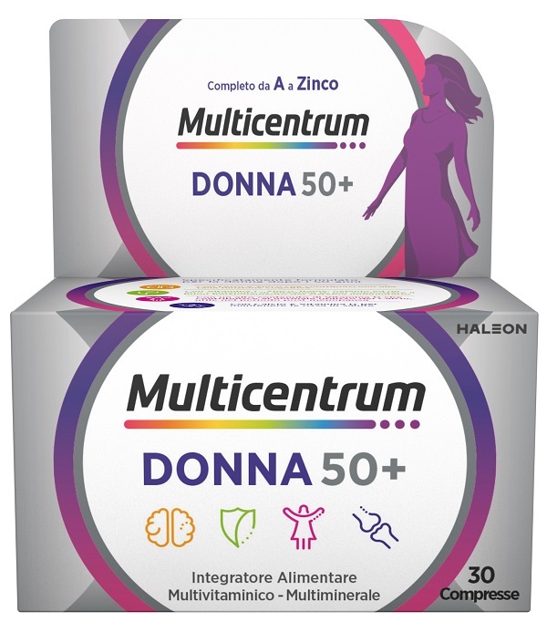 MULTICENTRUM DONNA 50+ 30 COMPRESSE - Antica Farmacia Ferrari