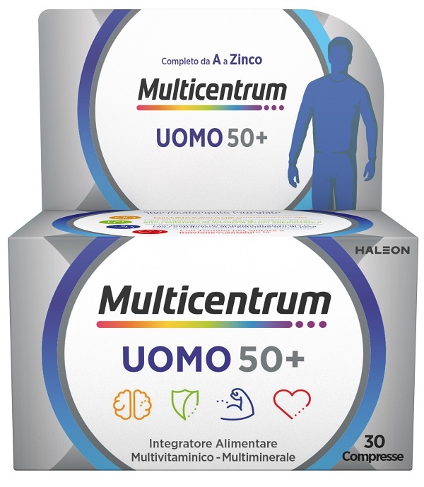 MULTICENTRUM UOMO 50+ 30 COMPRESSE - Antica Farmacia Ferrari
