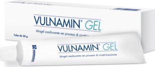 VULNAMIN MEDICAZIONE INTERATTIVA IN GEL A BASE DI AMINOACIDICOSTITUTIVI DEL COLLAGENE E SODIO JALURONATO TUBO 50 G - Antica Farmacia Ferrari