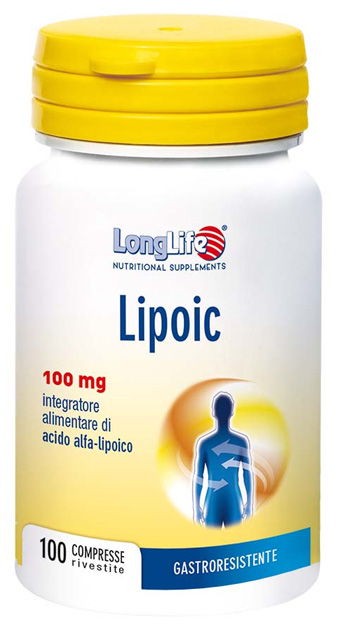 LONGLIFE LIPOIC 100 MG 100 CAPSULE - Antica Farmacia Ferrari