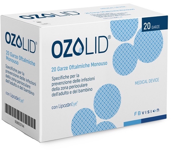 GARZA OZOLID OFTALMICA TNT CON OLIO OZONIZZATO IN FOSFOLIPIDI LIPOZONEYE 20 PEZZI - Antica Farmacia Ferrari