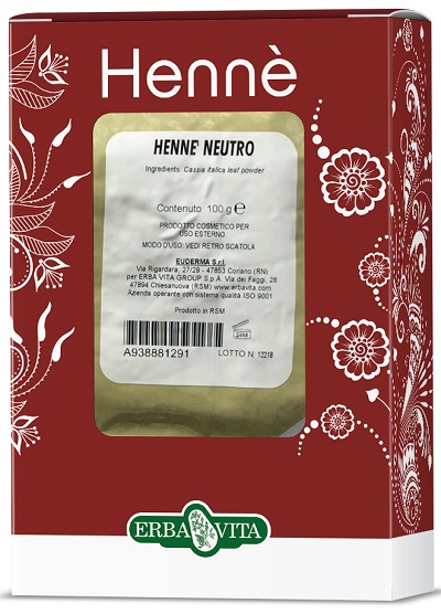HENNE COLORANTE CAPELLI NEUTRO 100 G - Antica Farmacia Ferrari