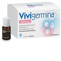 VIVIGERMINA DONNA 10 FLACONCINI 10 ML - Antica Farmacia Ferrari