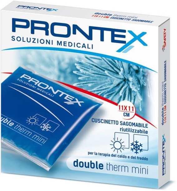 PRONTEX CUSCINETTO IN GEL RIUTILIZZABILE DOUBLE THERM 11X11CM - Antica Farmacia Ferrari
