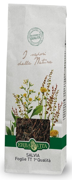 SALVIA TAGLIO TISANA PRIMA QUALITA' FOGLIE 100 G - Oltrefarma