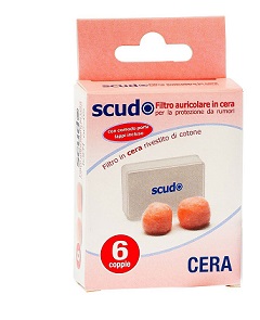 TAPPO AURICOLARE EARPLUG SCUDO IN CERA 6 COPPIE 12 PEZZI ARTICOLO 7EN081 - Antica Farmacia Ferrari