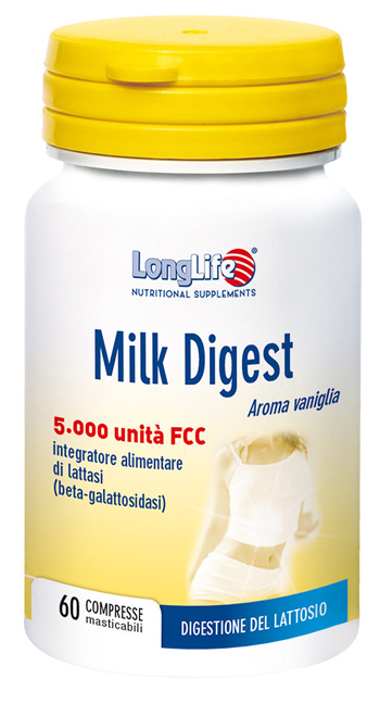 LONGLIFE MILK DIGEST 60 CAPSULE - Antica Farmacia Ferrari