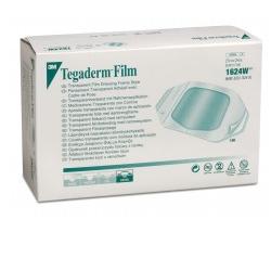 MEDICAZIONE TRASPARENTE STERILE SEMIPERMEABILE IN POLIURETANO TEGADERM FILM CM10X12 5 PEZZI - Antica Farmacia Ferrari