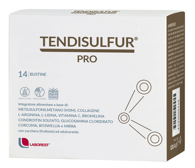 TENDISULFUR PRO 14 BUSTINE DA 8,6G - Antica Farmacia Ferrari