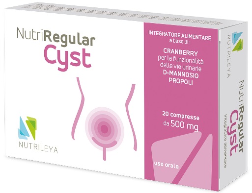NUTRIREGULAR CYST 20 CAPSULE 500 MG - Antica Farmacia Ferrari