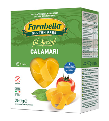 FARABELLA CALAMARI SENZA GLUTINE 250 G - Antica Farmacia Ferrari
