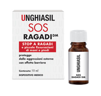 UNGHIASIL SOS RAGADI FLACONE 10 ML CON PENNELLINO E 9 CEROTTI COPRIVERRUCA - Antica Farmacia Ferrari