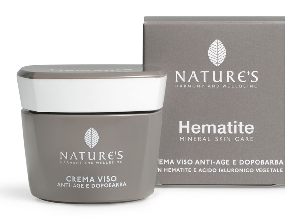 NATURES HEMATITE CREMA VISO ANTIAGE DOPOBARBA - Antica Farmacia Ferrari