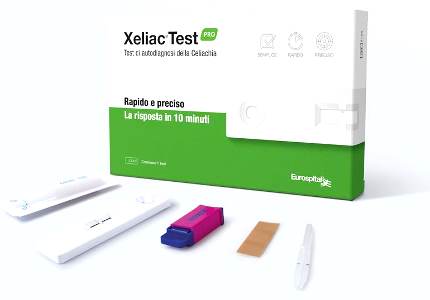 XELIAC TEST PRO DETERMINAZIONE ANTICORPI IGA E IGG ASSOCIATI ALLA MALATTIA CELIACA 1 PEZZO - Antica Farmacia Ferrari