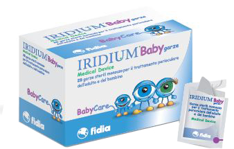 GARZA OCULARE MEDICATA IRIDIUM BABY 28 PEZZI - Antica Farmacia Ferrari