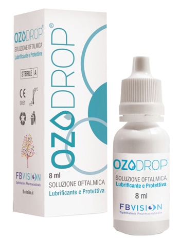 OZODROP LIPOZONEYE SOLUZIONE OFTALMICA BASE DI OLIO OZONIZZATO IN FOSFOLIPIDI 8 ML - Antica Farmacia Ferrari
