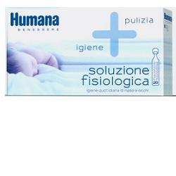 HUMANA SOLUZIONE FISIOLOGICA MONODOSE, 20 FLACONCINI DA 5ML - Antica Farmacia Ferrari