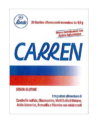 CARREN 20 BUSTINE EFFERVESCENTI MONODOSE DA 4,6 G L'UNA - Antica Farmacia Ferrari