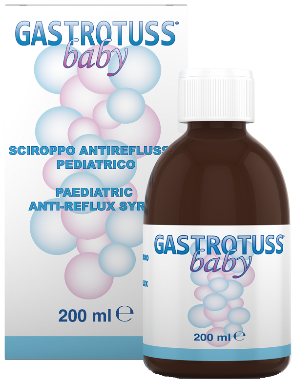 BABY SCIROPPO ANTIREFLUSSO GASTROTUSS 200 ML - Antica Farmacia Ferrari