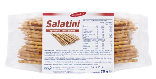 MY SNACK SALATINI 70 G - Antica Farmacia Ferrari