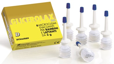 GLICEROLAX BAMBINI E LATTANTI MICROCLISMI EVACUANTI 6 PEZZI X 3 G CONTIENE AMIDO DI RISO - Antica Farmacia Ferrari