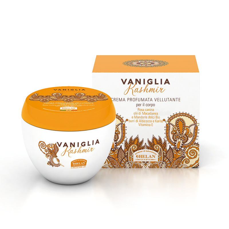 VANIGLIA KASHMIR CREMA PROFUMATA VELLUTANTE PER IL CORPO 200 ML - Antica Farmacia Ferrari
