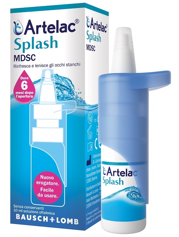 ARTELAC SPLASH MULTIDOSE GOCCE OCULARI FLACONE 10 ML - Antica Farmacia Ferrari