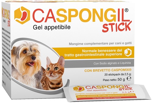 CASPONGIL STICK GEL APPETIBILE 20 STICKPACK DA 2,5 G - Oltrefarma