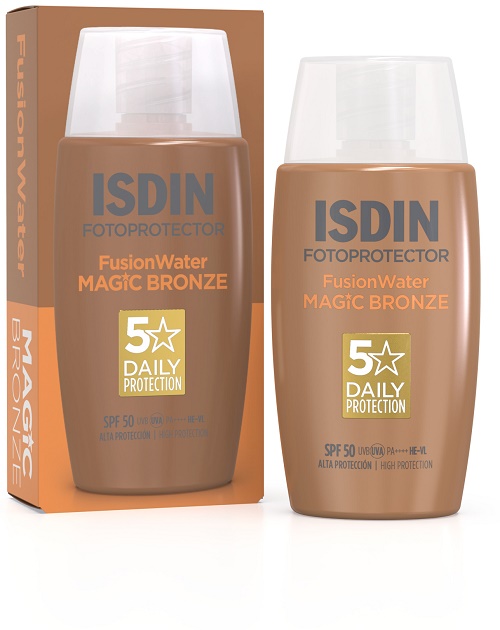 FOTOPROTECTOR FUSION WATER MAGIC BRONZE SPF50 50 ML - Oltrefarma
