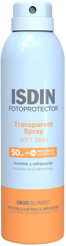 FOTOPROTECTOR TRANSPARENT SPRAY WET SKIN SPF50 250 ML - Oltrefarma