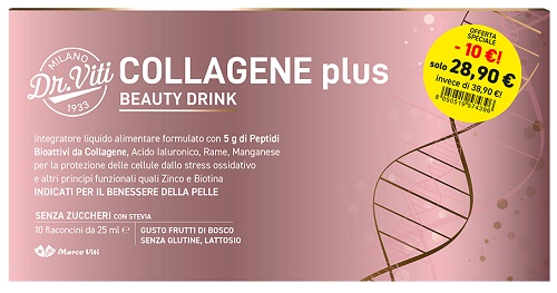 COLLAGENE BEAUTY DRINK PLUS 10 FIALE DA 25 ML PROMO - Oltrefarma