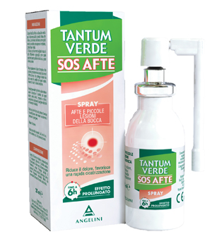 TANTUM VERDE SOS AFTE SPRAY 20 ML - Antica Farmacia Ferrari